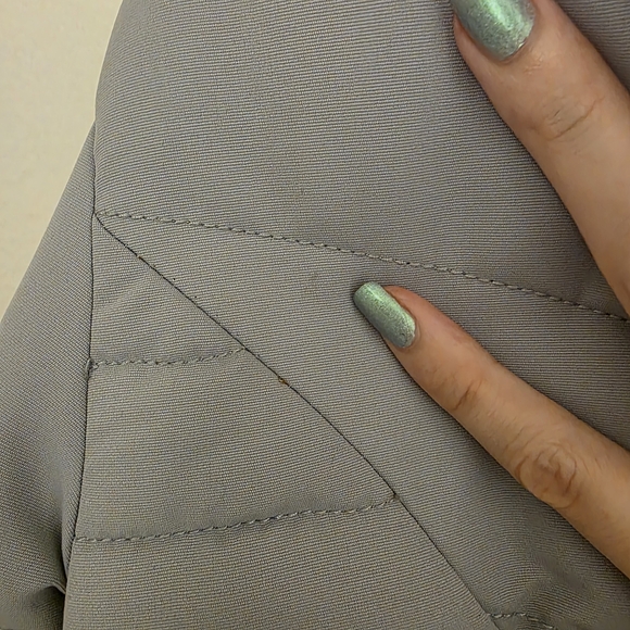 American Tall X Point Zero Tall Women's Parka in Cloud Grey - Picture 12 of 16